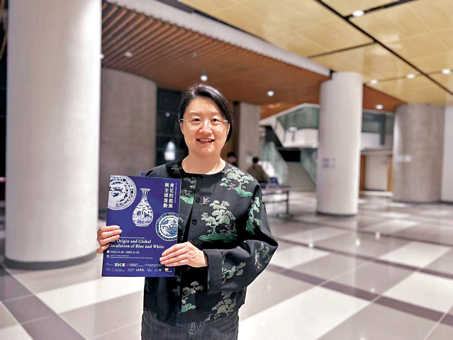 ●上海博物館陶瓷部副主任及研究館員陳潔博士。記者胡茜  攝