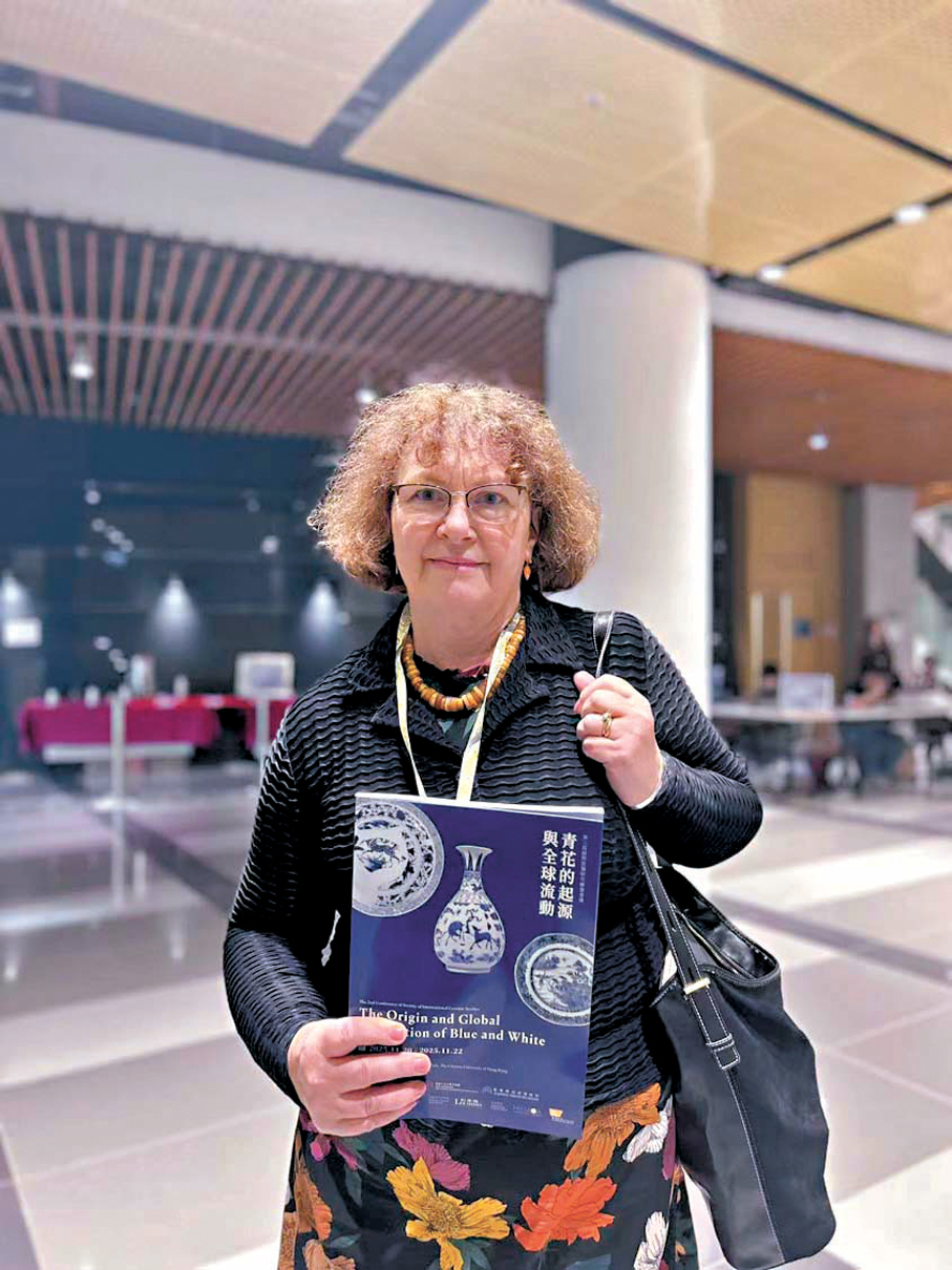 ●Jessica Harrison-Hall博士。記者胡茜  攝