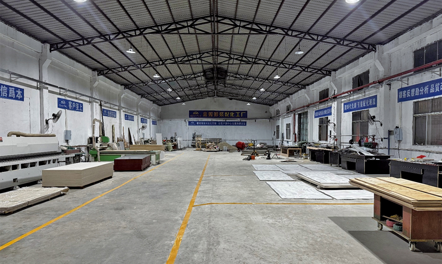 ●金螳螂於惠州設立的裝配式工廠。