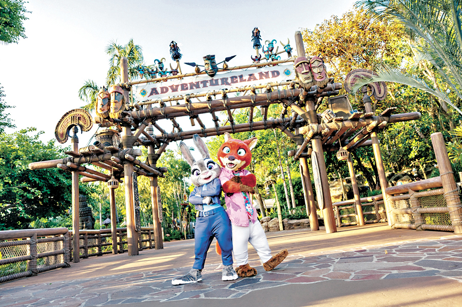 ●換上全新造型的阿力與朱迪將現身迪士尼探險世界。