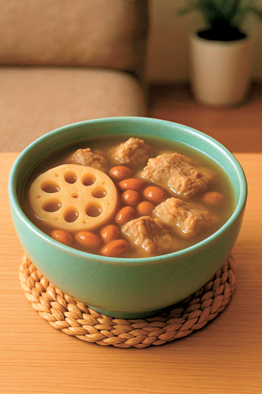 蓮藕花生豬骨湯（潤燥健骨） 