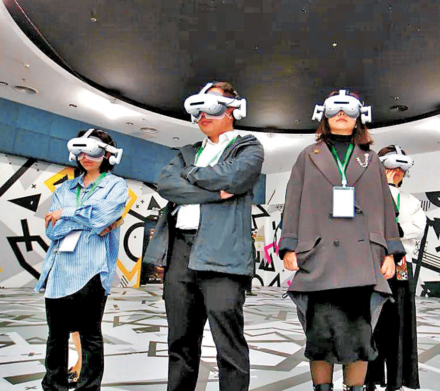 ●《唐宮夜宴》在北京國際電影節吸引眾多觀眾體驗。