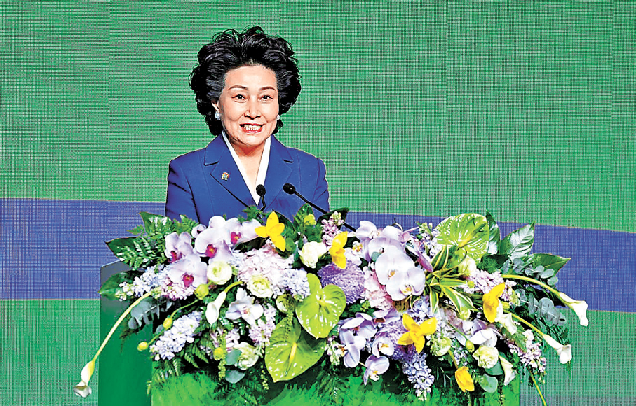 ●鄭翔玲指出，希望通過論壇促進跨界合作。 大公文匯全媒體記者何嘉駿 攝