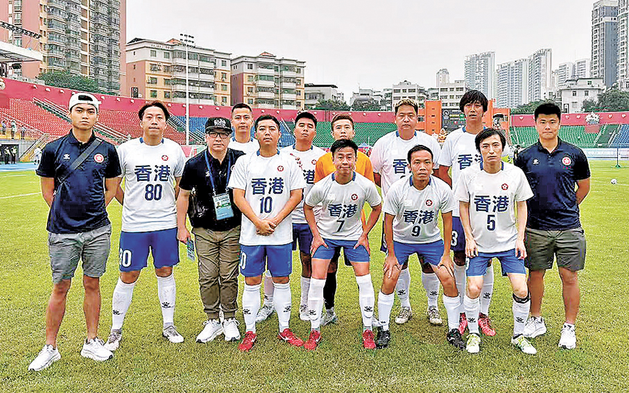 ●港足隊員期待加強與內地賽事、場地資源優勢互補。 香港文匯報記者敖敏輝  攝