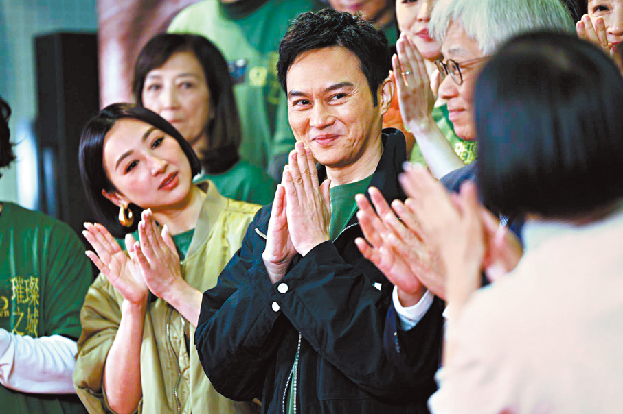 ●張智霖遭高海寧「投訴」太瘦。香港文匯報記者孫嘉蔚 攝