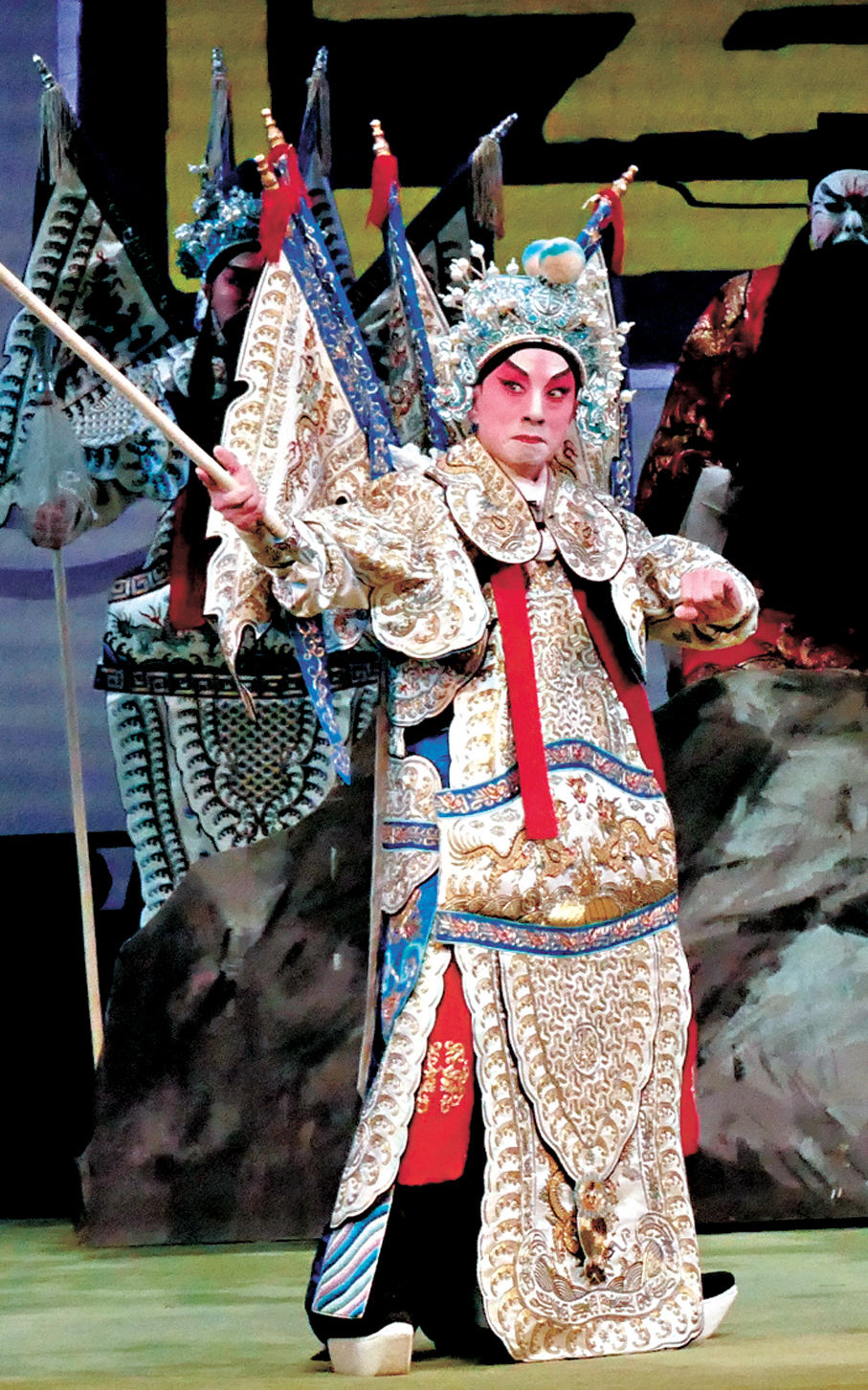 ●李龍文場武打一樣出色。