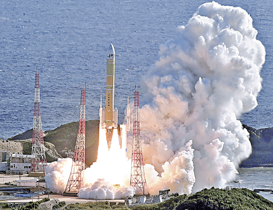 ●H3火箭攜帶導航衛星升空，最終任務失敗。  美聯社