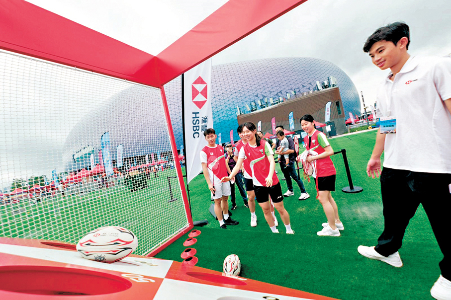 ●活動提供入門體驗坊讓參加者親身參與。  大會圖片