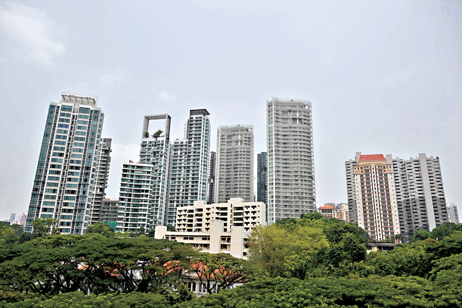 ●新加坡設有仲裁委員會及審裁處等機制，協助居民解決相關紛糾。圖為新加坡烏節路一帶樓宇。 資料圖片