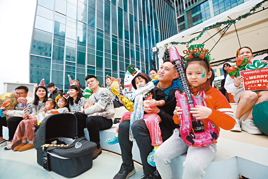 ●銅鑼灣世貿中心「粵港潮流匯·音樂驅動之旅」系列活動揭幕。 香港文匯報記者郭木又 攝