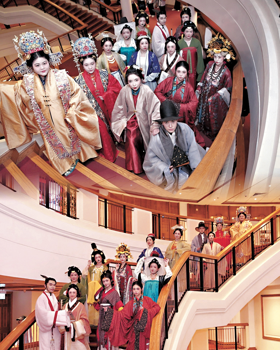 ●劉揚參加漢服活動。 國風雅集漢服文化協會Fb圖片