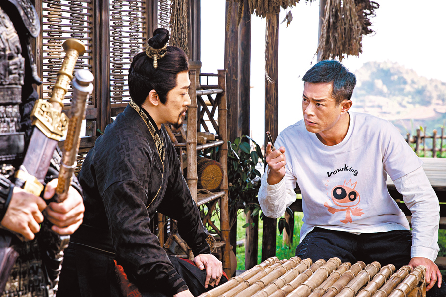 ●古仔讚林峯演技進步變成熟。    劇照