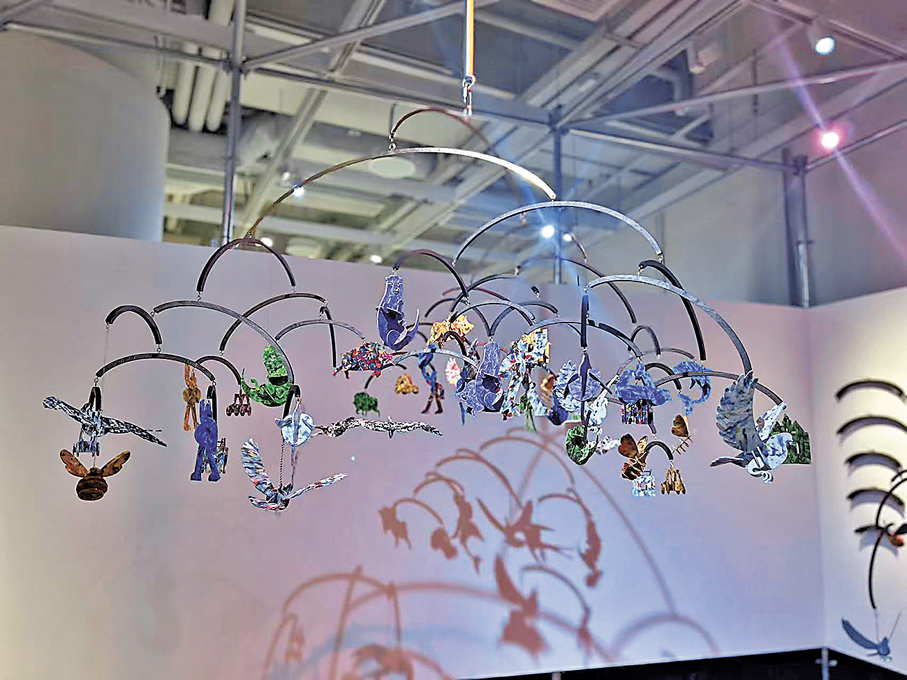 ●互動裝置《城市的共存與平衡》邀請觀眾反思共存的關係。