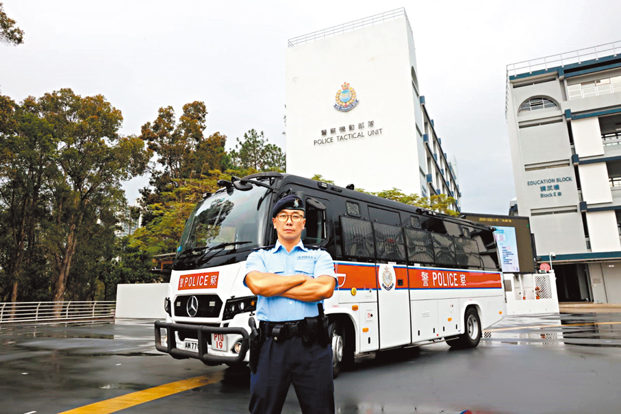 ●李志雲坦言，當時用側踢阻止飛轆前衝，是為避免市民私家車被撞擊。 香港文匯報記者劉友光  攝