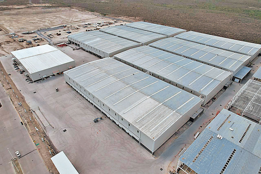 ●圖為敏華控股墨西哥工業園。其部分廠房對外出租，目前已有10家企業入駐。香港文匯報深圳傳真