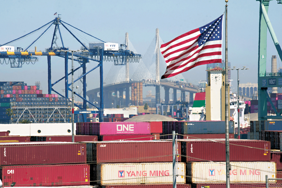 ●特朗普發動關稅戰，美國企業和消費者被迫買單。 資料圖片