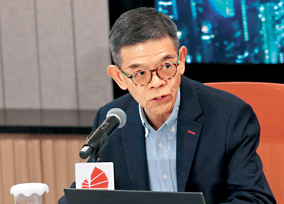 ●旅發局洪忠興   香港文匯報記者北山彥  攝