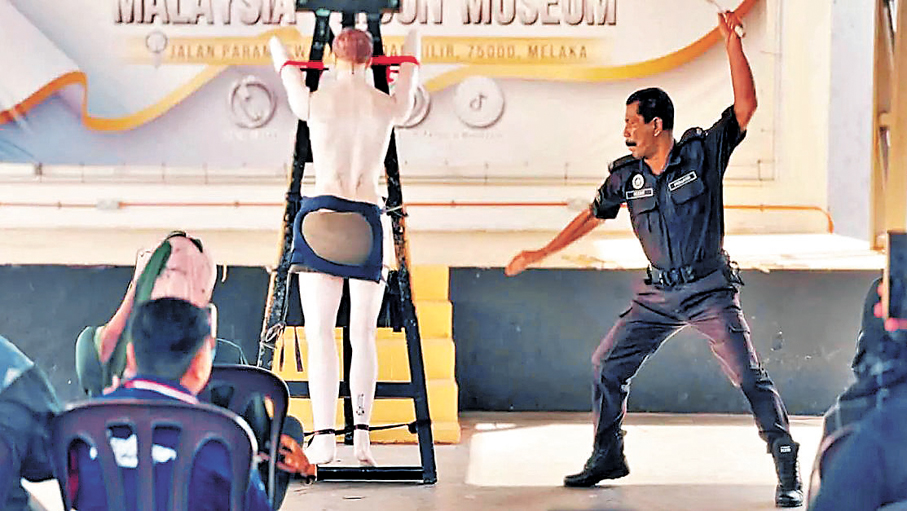 ●新加坡鞭刑一直被用於應對包括毒品犯罪、暴力行為等嚴重案件。   網上圖片