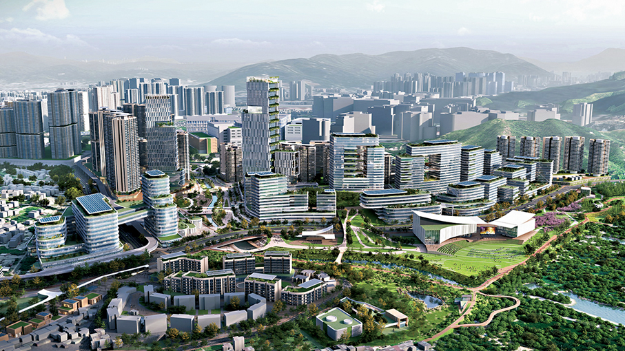 ●圖為北都區未來發展構想圖。 北都辦網站圖片