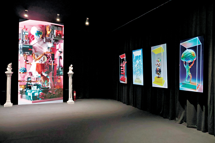 ●藝術節呈現田曉磊的數碼媒體作品。