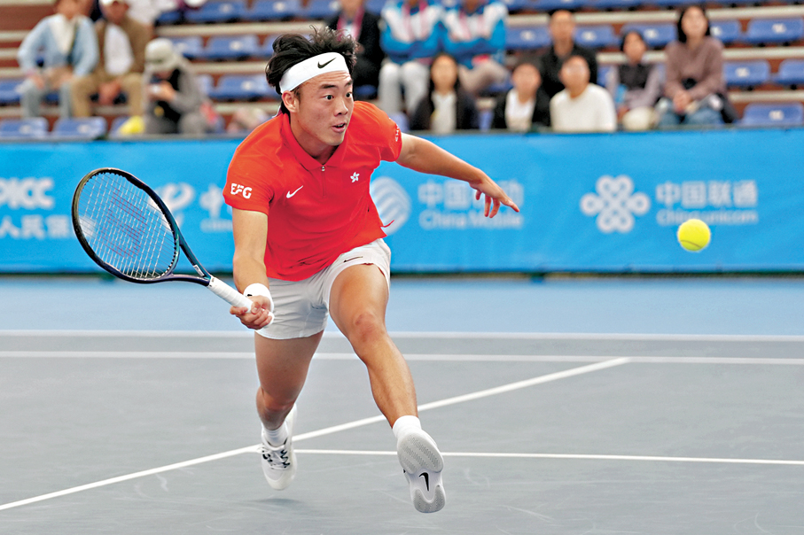 ●黃澤林將出戰香港網球公開賽單打及雙打賽事。 資料圖片