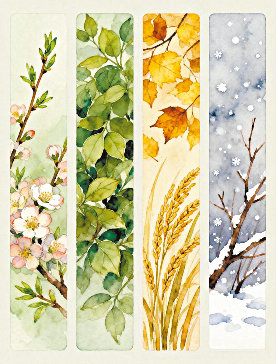 ●元旦是時光的接力。 AI繪圖