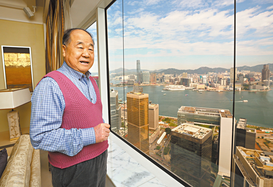 ●莫言   香港文匯報記者郭木又  攝