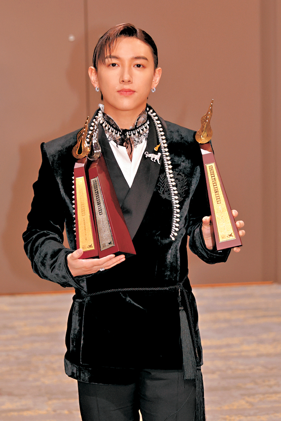 ●張天賦奪三個獎成大贏家。  香港文匯報記者黃艾力 攝