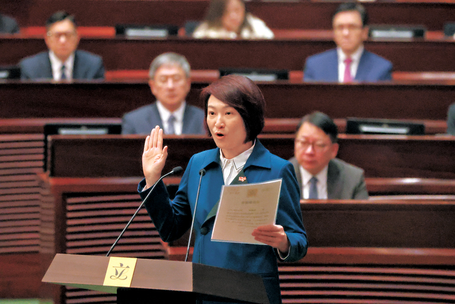 ●李慧琼表示，如果當選立法會主席，定會定期與跨政團議員溝通，一定不會出現「民建聯獨大」。 資料圖片