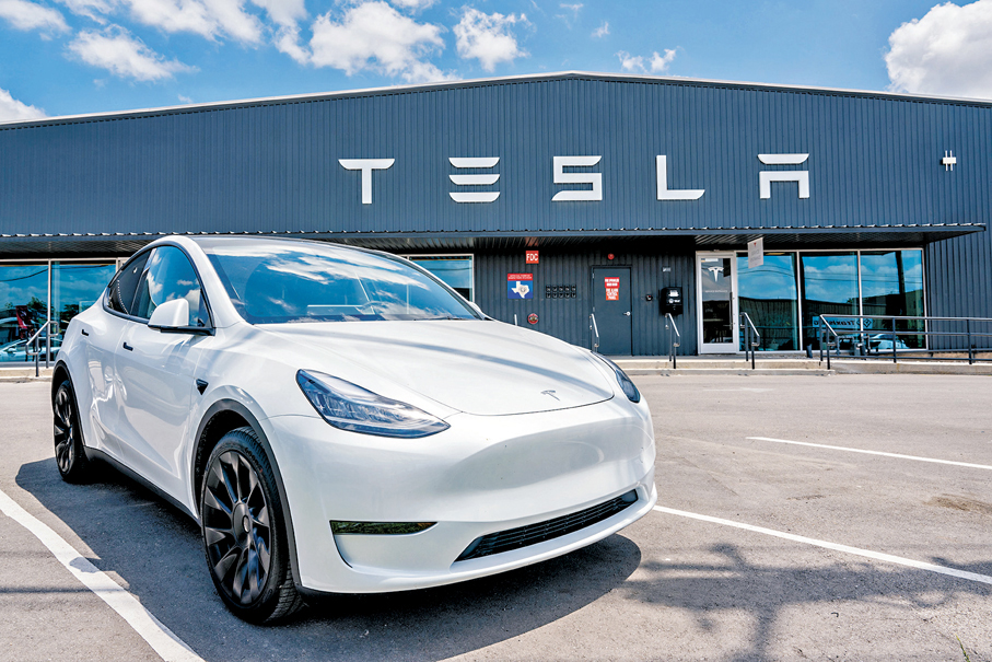 ●Tesla的Model Y。 資料圖片