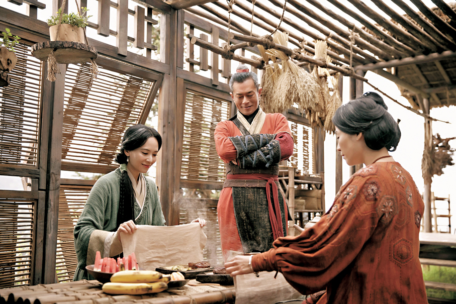 ●在宣萱眼中，古天樂依然淘氣。