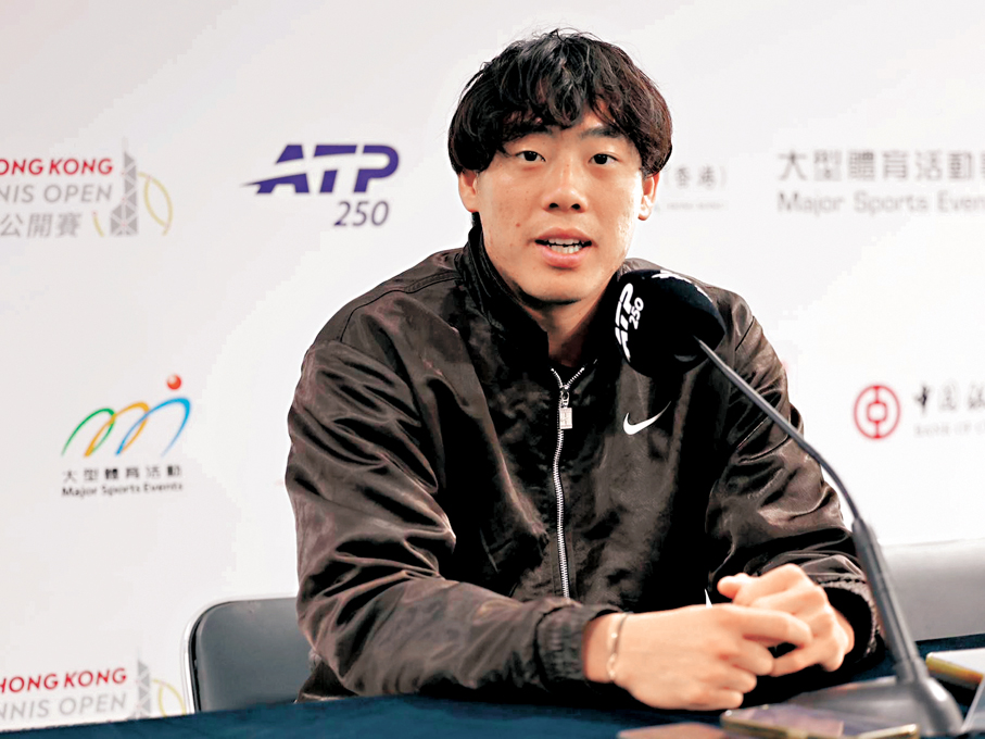 ●黃澤林坦言珍惜在香港比賽的機會。 香港文匯報記者郭正謙  攝