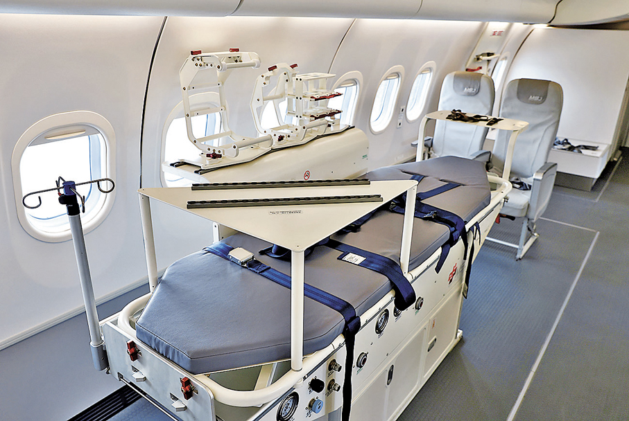 ●圖為C909醫療機艙內設施。 資料圖片