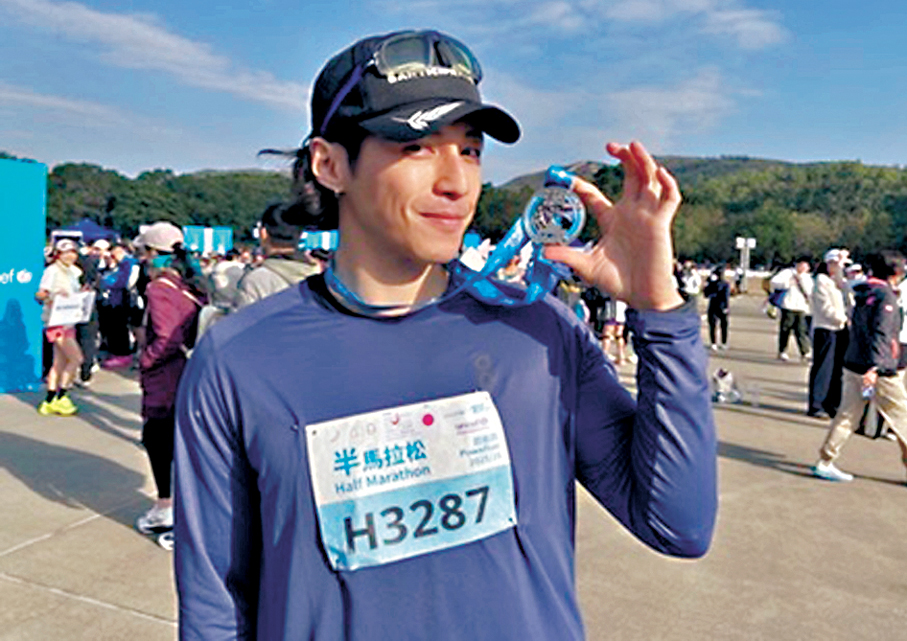 ●黃俊豪直言已完成「人生to do list」之一。   大會供圖