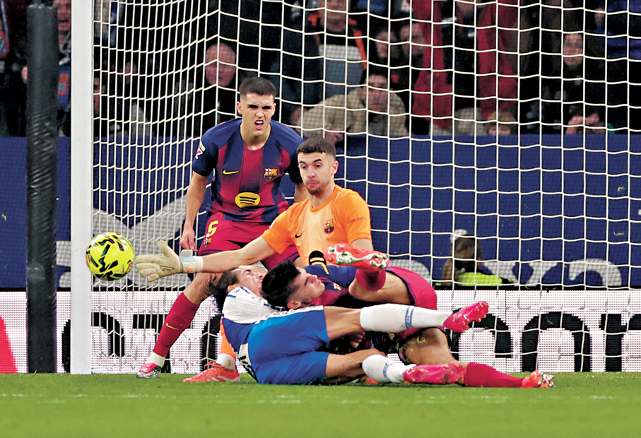 ●祖安加西亞（橙衫）表現搶鏡。  路透社