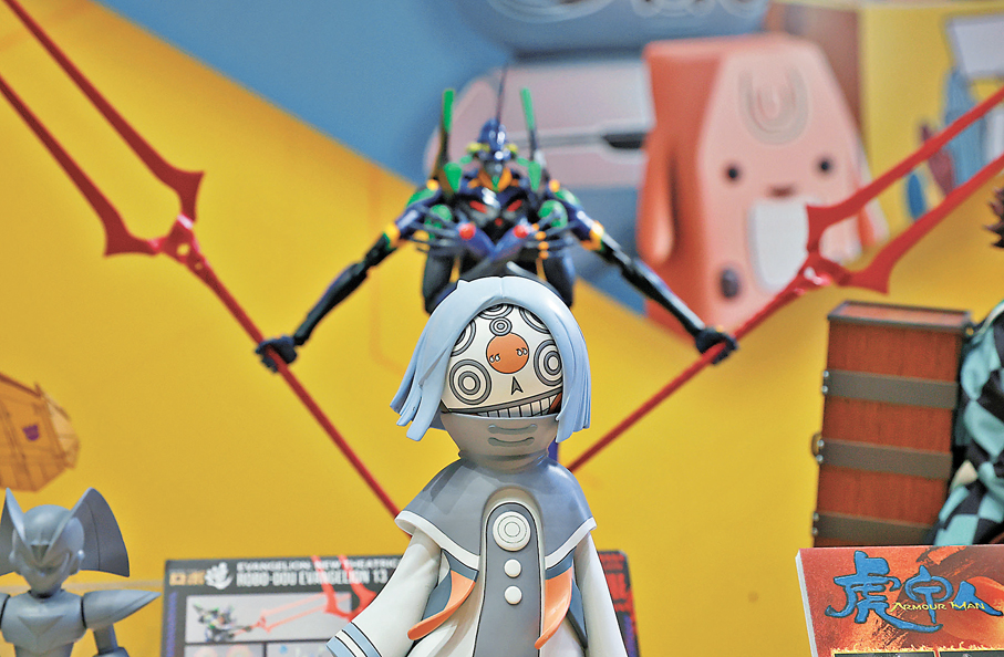 ●大熱IP包括港產動畫《世外》。 香港文匯報記者郭木又  攝