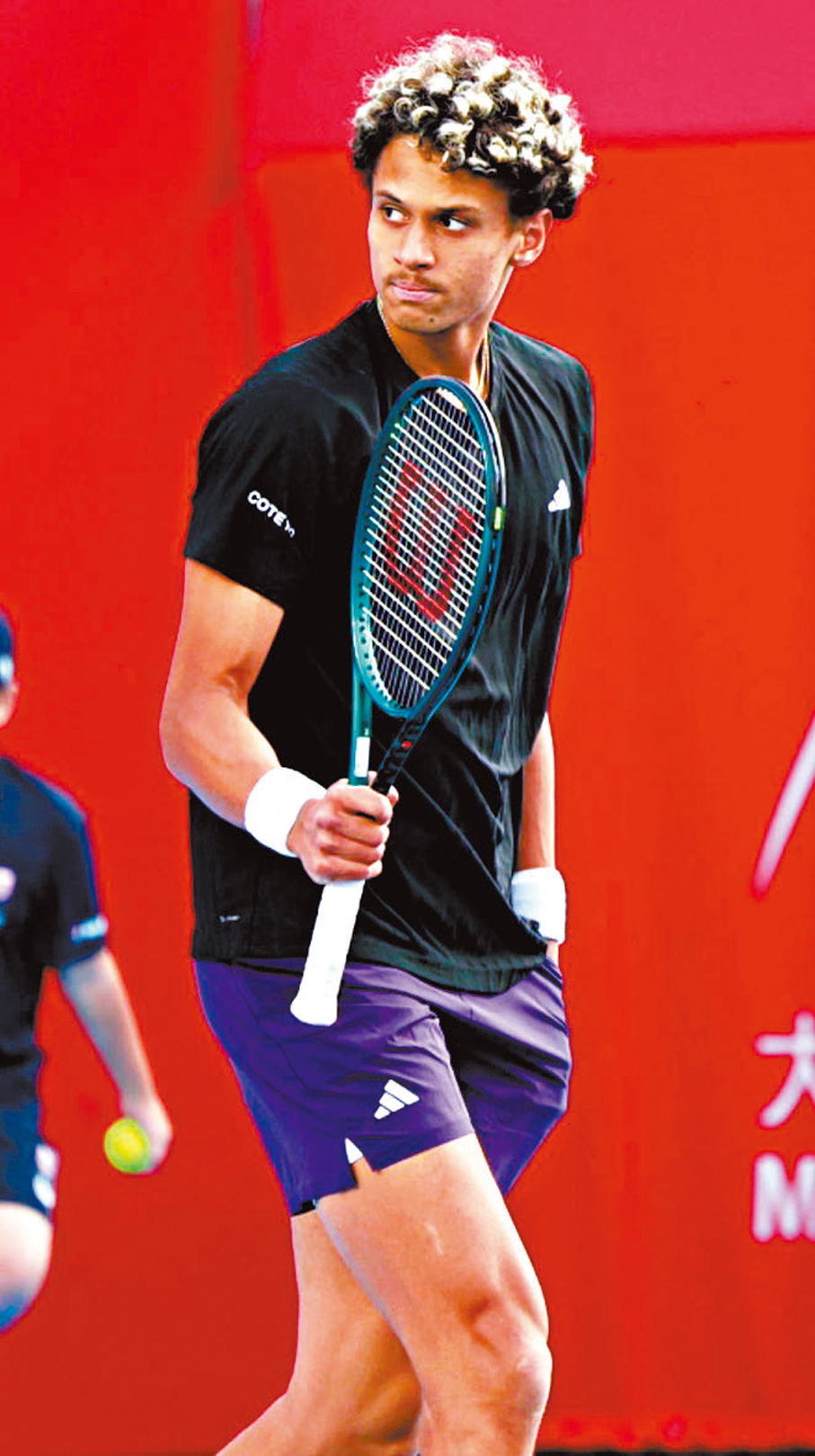 ●迪亞路不敵黃澤林後，今午兩人於男雙八強合作出戰。