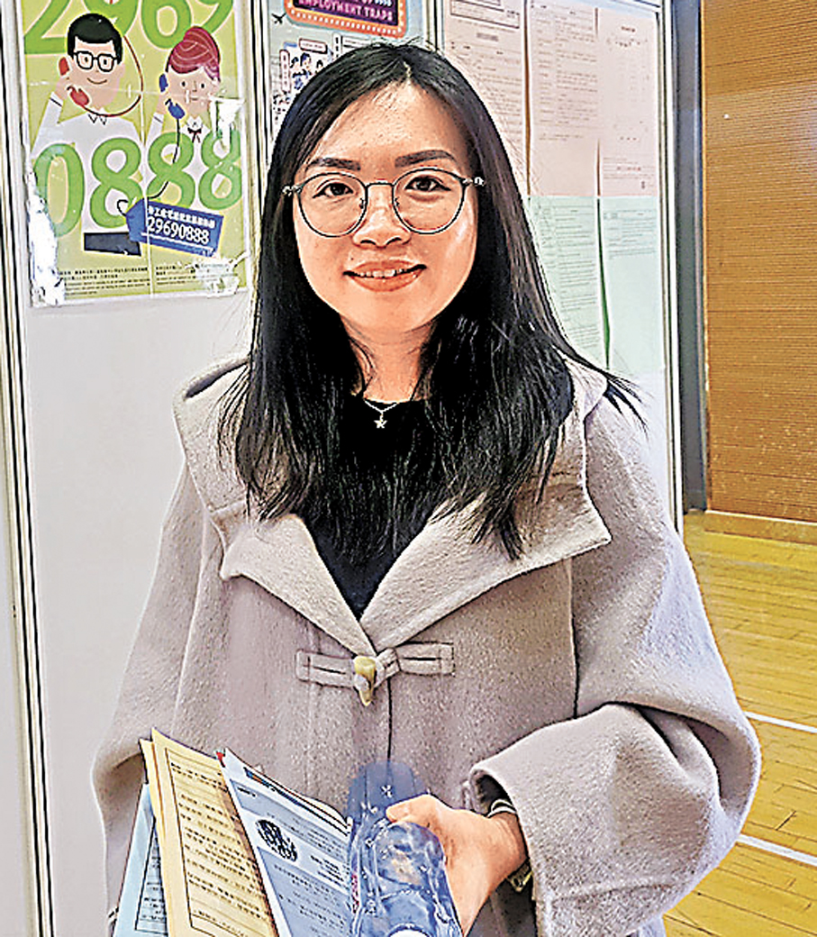 ●蔡女士  香港文匯報記者張茗  攝