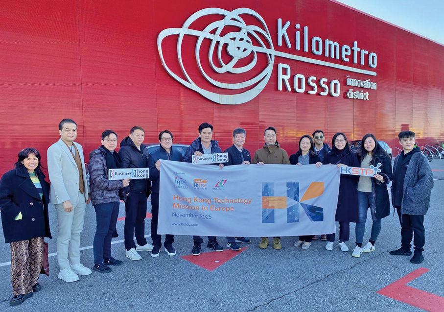 ●2025年11月底，謝偉燦代表商會參加香港貿發局主辦「Think Business, Think Hong Kong」 （TBTHK）在歐洲的推廣活動。