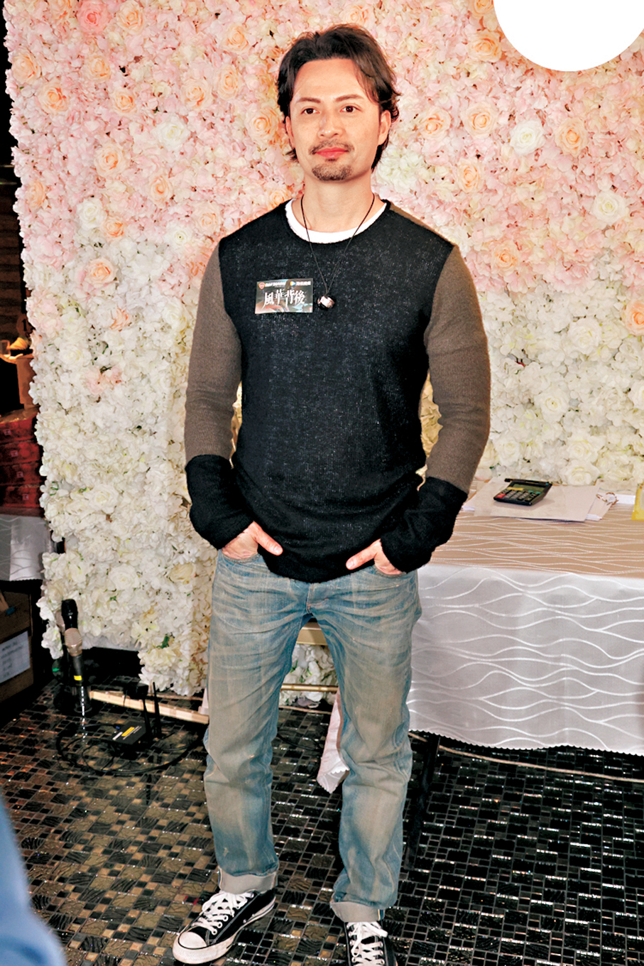 ●黎澤恩最高興能與朱茵有對手戲。 香港文匯報記者黃艾力 攝