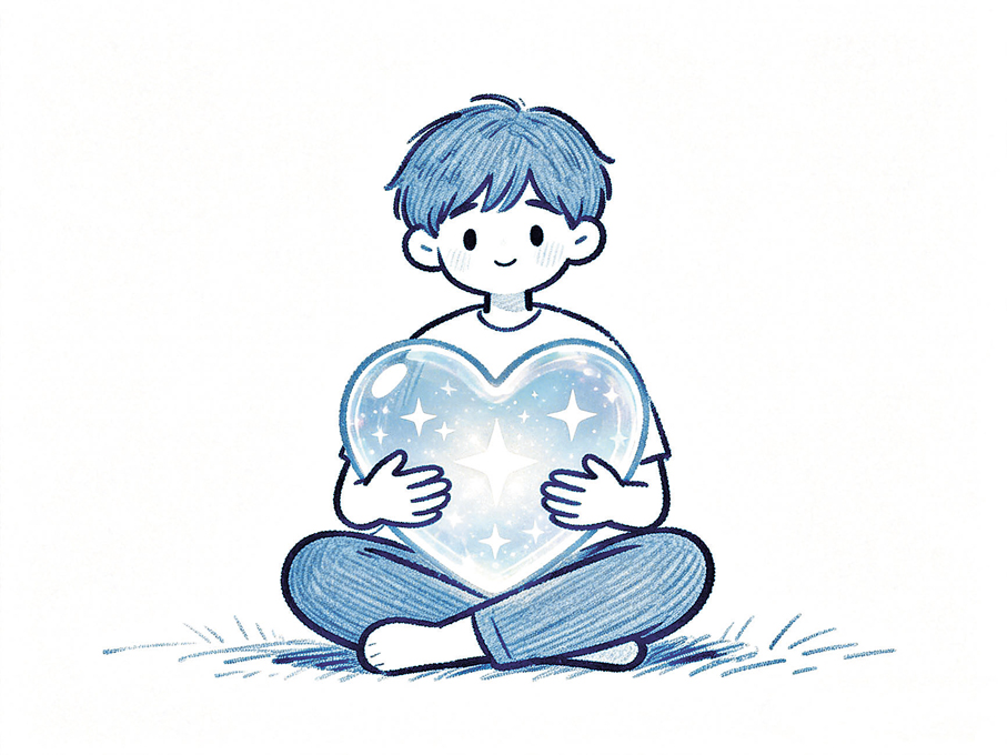 ●愛你老己，是懂得珍惜眼前的光景。 AI繪圖