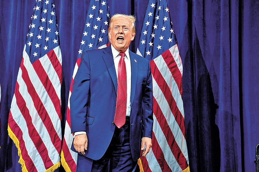 ●特朗普不滿共和黨議員倒戈。 資料圖片