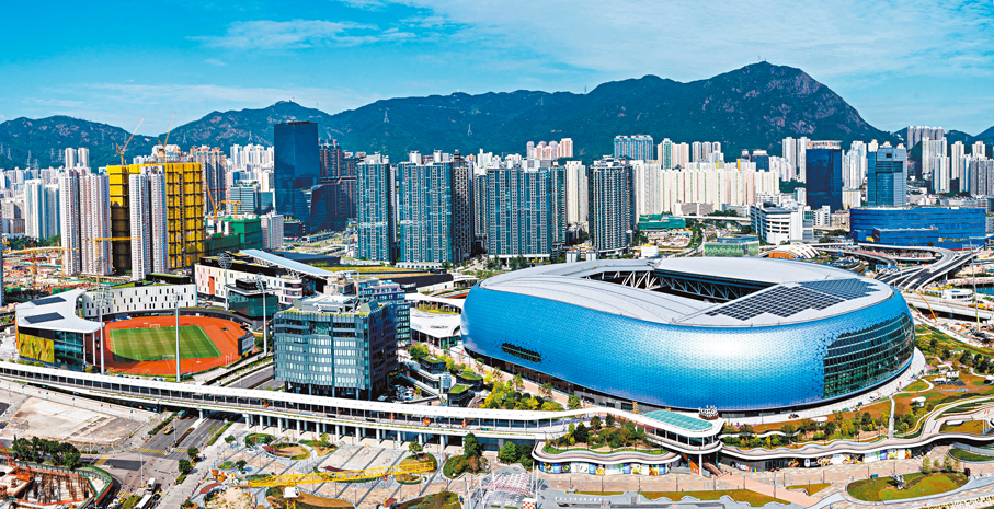 ●啟德新盤去年涉及內地買家的註冊金額達184億元。 資料圖片