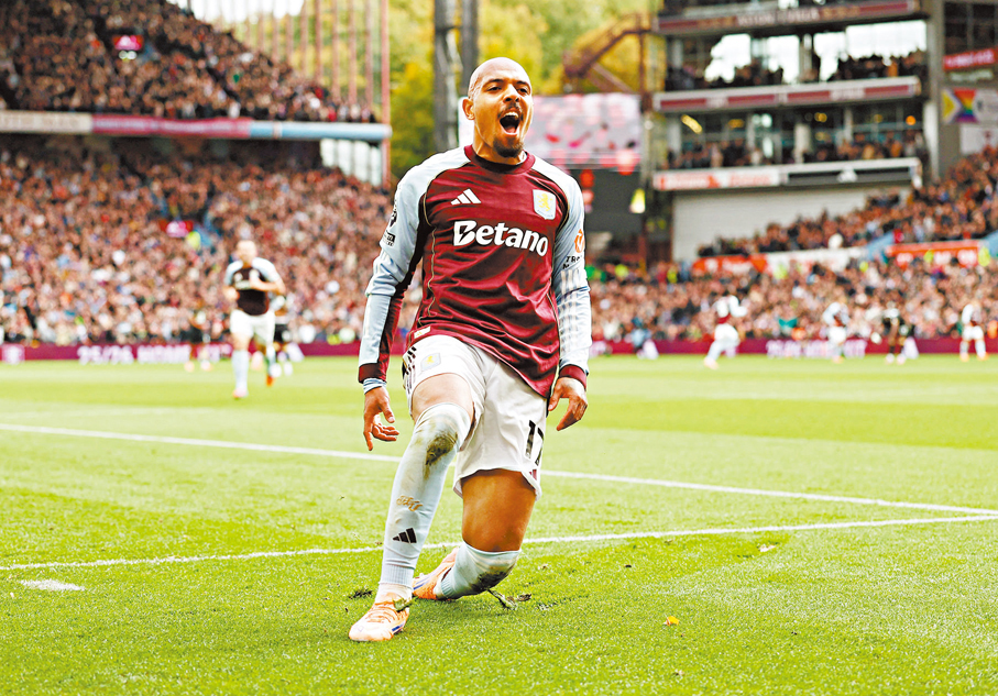 ●維拉前鋒唐耶爾馬倫誓要證明自己的能力。  資料圖片