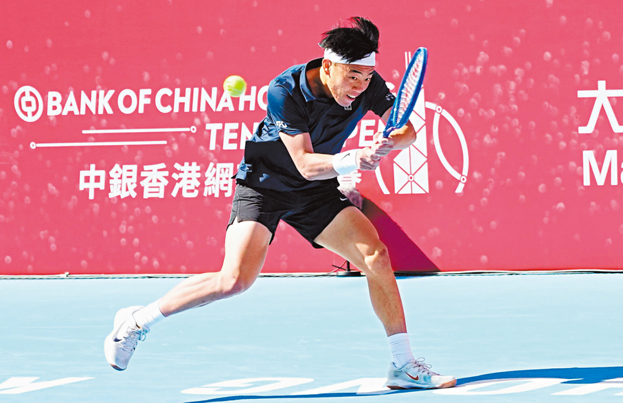●黃澤林八強止步，仍寫下港將在ATP賽事的歷來最佳成績。