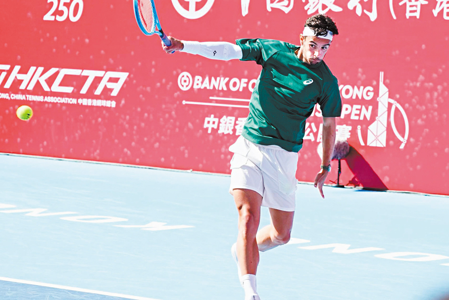 ●姆錫迪技高一籌，直落兩盤淘汰黃澤林。