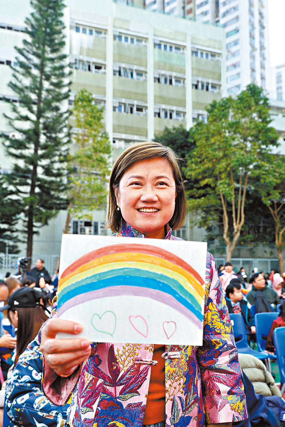 ●蕭婷指，目前正與特區政府教育局商討校舍翻新安排及設施規劃。香港文匯報記者黃艾力  攝