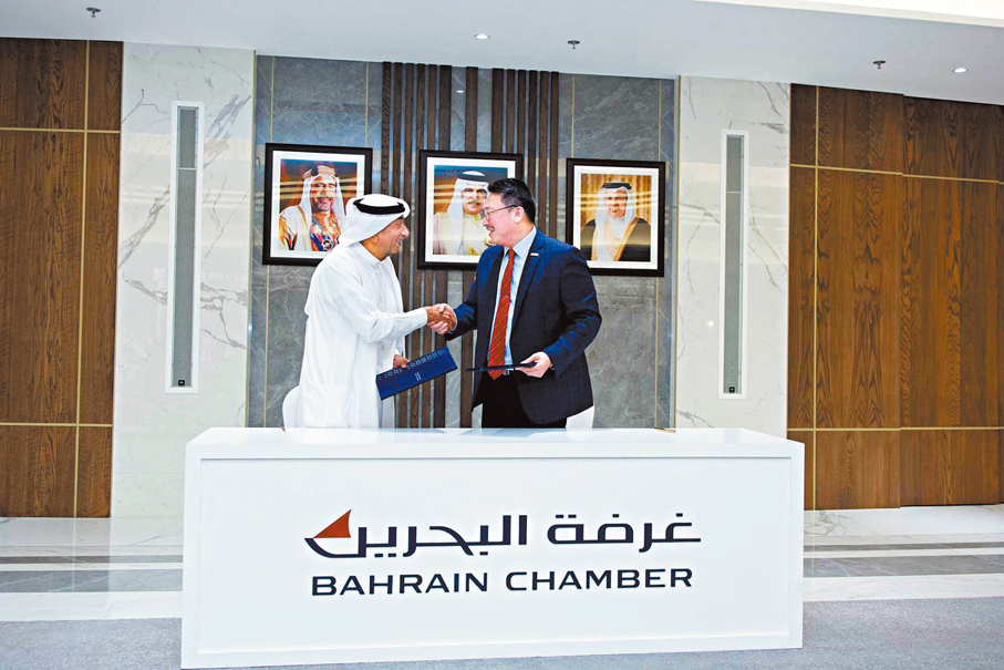 ●林偉全到訪巴林。 受訪者供圖