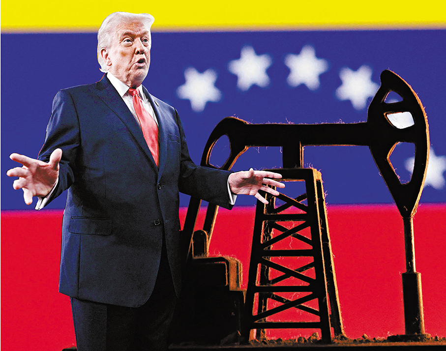 ●特朗普對委軍事霸權行徑的「野心」昭然若揭。 資料圖片