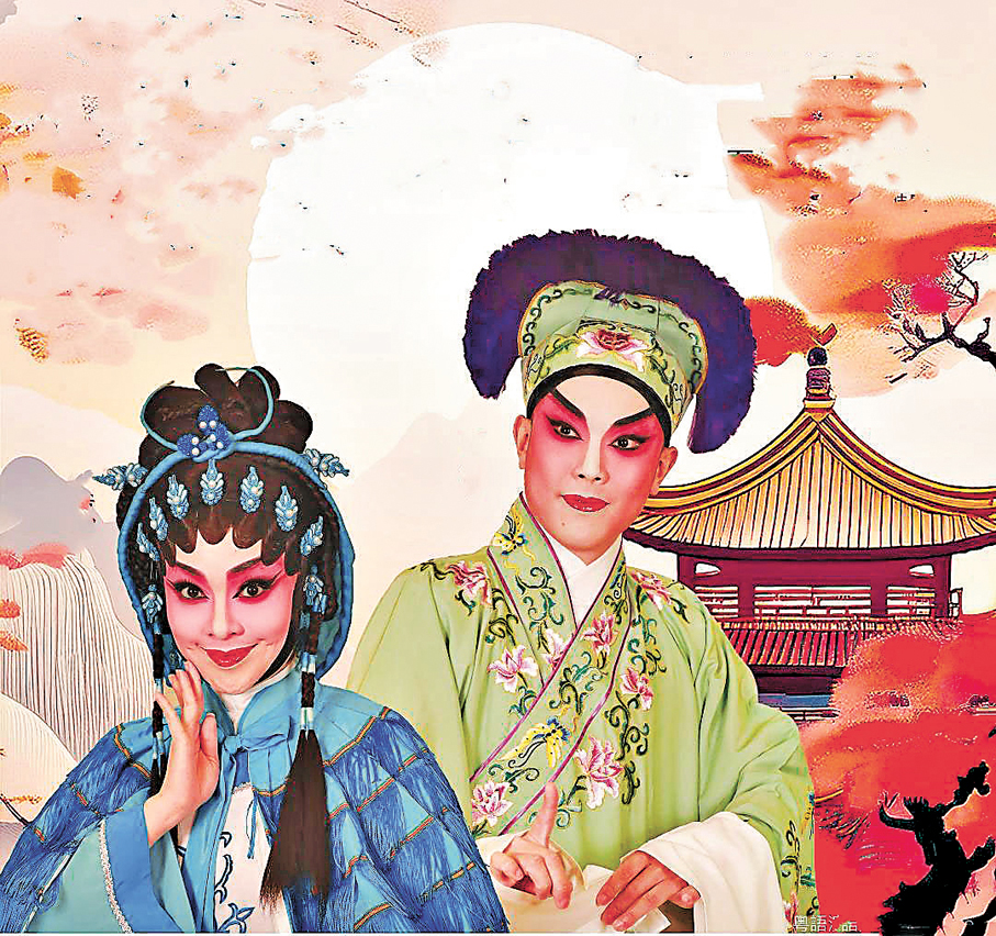 ●《長干行》兩位主要演員黃成彬和梁心怡。